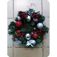 Рождественский венок XW-садовод d 35cm