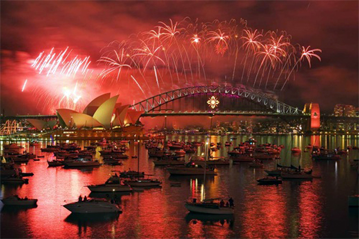 В Австралии Новый год