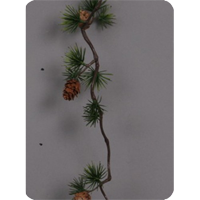 Новогодняя гирлянда - Хвойник с шишками 129 см (84053-1)