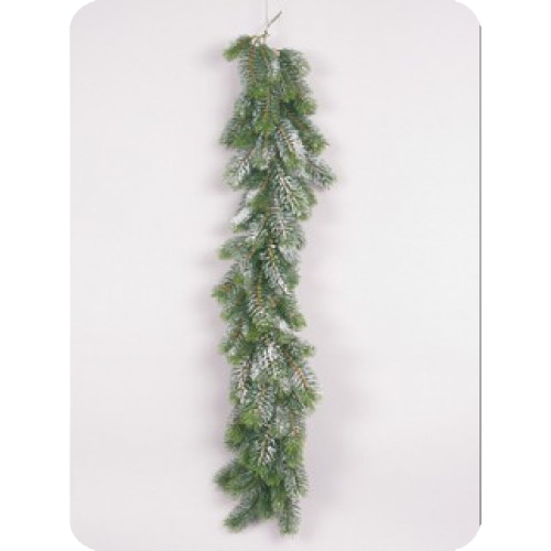 Новогодняя гирлянда - Сосна покрытая инеем 90 см. (85480-0)